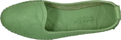Produktbild von Andrea Conti Damen Slipper Mokassin aus weichem Leder im Boho Style 0027449, Größe:40 EU, Farbe:Grün