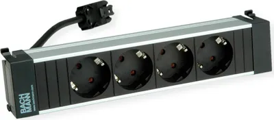 Image de BACHMANN POWER FRAME 4xCEE7/3 ALU 0,20m 3G1,5mm² sw GST18