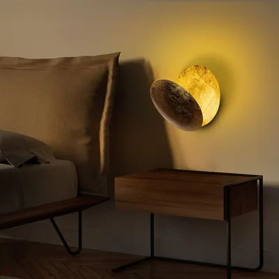 Immagine prodotto di Opviq, Yosma-13640, lampada da parete, oro, 25 x 16 x 25 cm