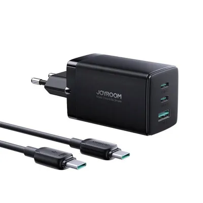 Obrázok produktu pre Joyroom rchlonabjaka, GaN Ultra, 65W, s kblom USB-C, 100W - tmavo ed