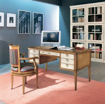 Image de Table Secrétaire Bureaux Meubles italiens Bureau Tables en bois