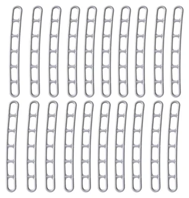 Productafbeelding van Spanningsbanden voor voortenten, extra sterk, 20 stuks, kunststof, rubberen spanbanden, tentelastieken, 22,5 cm