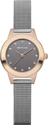 Produktbild von Bering Damen Uhr Armbanduhr Slim Classic - 11125–369 Meshband