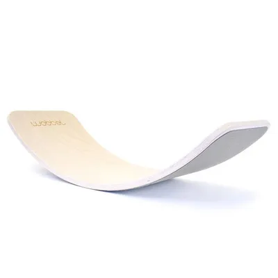 Produktbild von Wobbel Board Original - transparent lackiert : Filz mausgrau Untergrund: Filz mausgrau