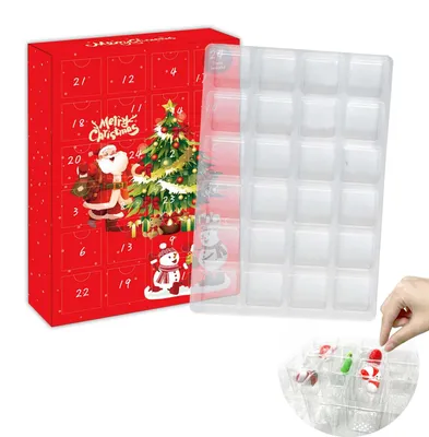 Produktbild von DIY-Adventskalender für Weihnachten mit Aufbewahrungsboxen – 24-tägiger Countdown