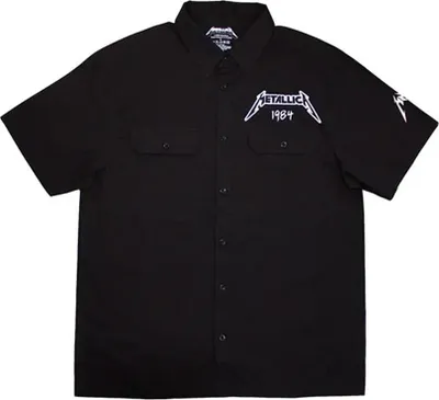 Image de Metallica - Chemise "Ride The Lightning" pour homme/femme unie RO15244 (XL) (Noir)