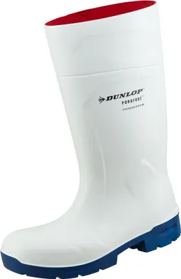 Produktbild von Dunlop Stiefel Purofort FoodPro MultiGrip O4 weiß nach EN ISO 20347:2022 O4 CI SR FO, ohne Schutzkappe weiß  Größe 45