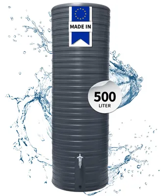 Productafbeelding van GARANTIA NORDIC regenwatertank 500 L graphite grey