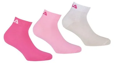 Produktbild von FILA Uni Training Quarter Socken 3 Paar Pink Panther