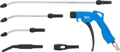 Image de BGS Jeu de pistolets de soufflage à air comprimé avec 5 embouts - 7177