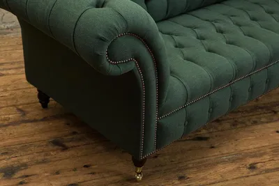 Produktbild von Grüne Designer Sofa Couch Polster XXL 3 Sitzer Big Sofas Couchen Textil Leder