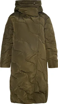 Produktbild von Felipa damen langer steppmantel - grun, 54/56