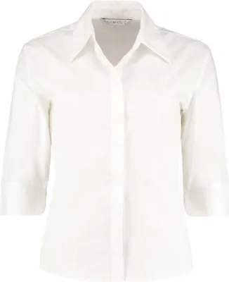 Productafbeelding van Kustom Kit Continental blouse, 3/4 mouwlengte, model BC628 (maat DE 36), wit