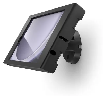Produktbild von Compulocks Apex Galaxy Tab A9 Apex Enclosure Tilting Wall Mount - Befestigungskit (Gehäuse) - freiliegende Front-/Rückkamera und Sensoren - für Tablett - Neigen - verriegelbar - Schwarz - Wandmontage - für Samsung Galaxy Tab A9