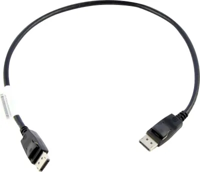 Produktbild von Lenovo 0.5m DisplayPort, 0,5 m, DisplayPort, DisplayPort, Schwarz, Männlich/Männlich, 80 g