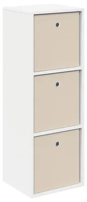 Obrázek produktu pro vidaXL Komoda se zásuvkami, bílá, 35 x 32 x 99,5 cm