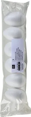 Immagine prodotto di KNORR prandell 216759521 Set di uova in polistirolo 6 x 4,5 cm bianco