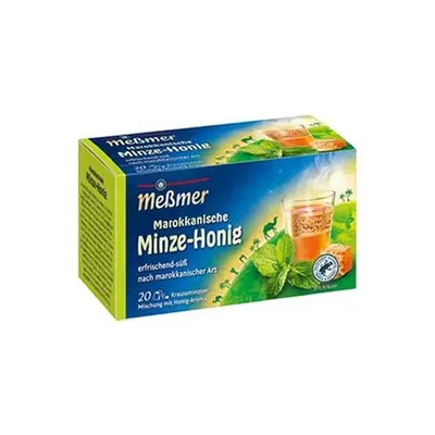 Image de Messmer Menthe marocaine Miel 20x 2 g - 10 pièces