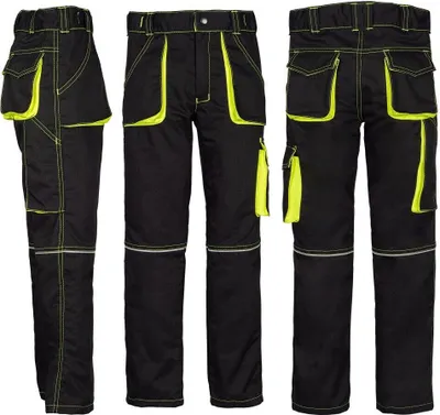 Produktbild von NIZO G GR. 104 Kinder Hose GELB SCHWARZ Kinderhose HOSE Arbeitshose Schutzhose Gartenhose Freizeithose Jungenhose