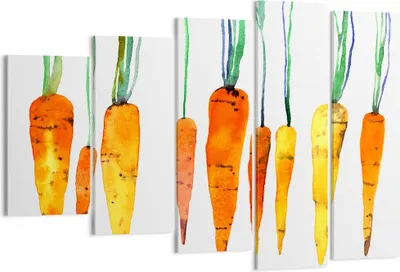 Produktbild von Bild auf Leinwand - Leinwandbild - Karotte Gemüse - 150x100cm - Wand Bild - Wanddeko - Wandbilder - Leinwanddruck - Bilder - Kunstdruck - Wanddekoration - Leinwand bilder - Wandkunst - EG150x100-3826