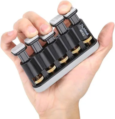 Produktbild von Famanu Fingertrainer verstellbar - grau