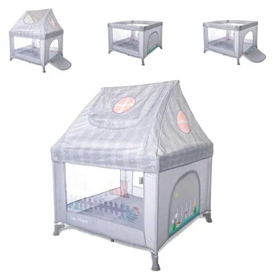 Obrázok produktu pre Lorelli My Place Šedá skladacie box s strechou 1008064-2506