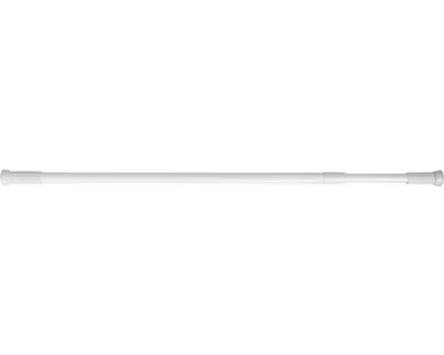 Obrázek produktu pro MSV Teleskopická sprchová tyč Tyč na sprchové závěsy, teleskopická tyč Rozsah nastavení 140 - 260 cm Hliník Bílá