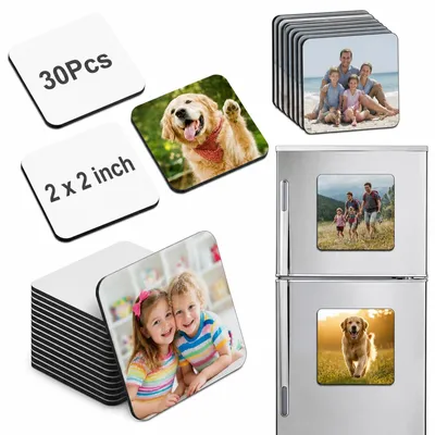 30 Acryl-Kühlschrankmagnete, Set, 5 Stück pro Einheit