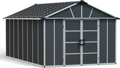 Produktbild von Palram - Canopia Kunststoff Gerätehaus Yukon 1117.2 Dunkelgrau 519x332x252 cm