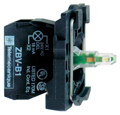 Zdjęcie produktu dla Schneider Electric ZB5, Kontaktor, Biały, 32 g, 29 g, 34 mm, 54 mm