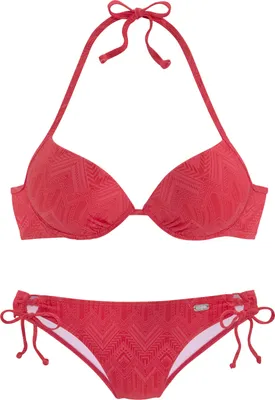 Produktbild von Buffalo Push-Up-Bikini rot Größe 40 Cup B