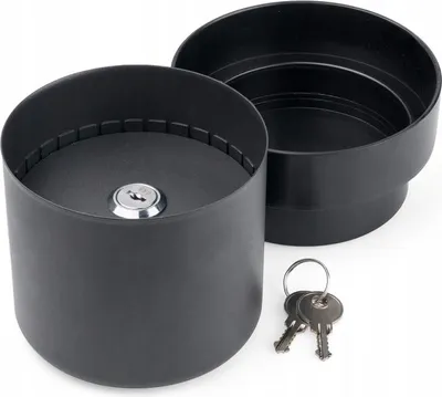 Immagine prodotto di Vaso Sejf Sax Nero Decorativo per interni e giardino