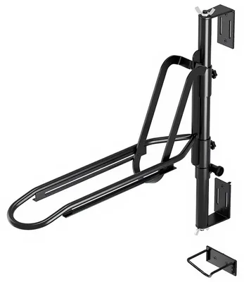 Produktbild von Schwerlastiger Fahrrad-Wandhalter, verstellbarer und klappbarer Fahrrad-Wandhaken, platzsparende vertikale Fahrrad-Aufbewahrung