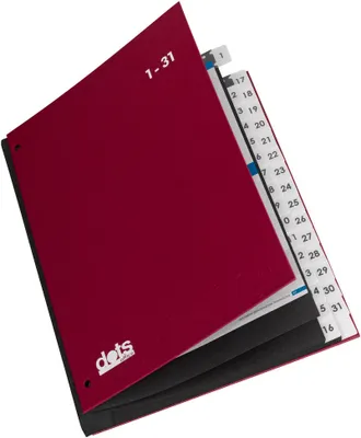 Image de dots 44200-01 Dots Pultordner 1-31 rot