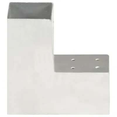 Produktbild von vidaXL Pfostenverbinder L-Form Verzinktes Metall 81 x 81 mm