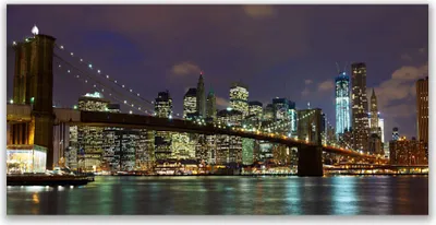 Produktbild von Tulup Leinwand-Bilder 140x70 Wandbild Canvas Kunstdruck Brücke Stadt Architektur