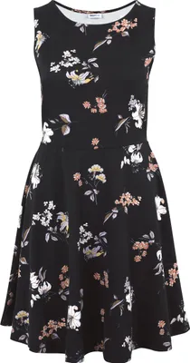 Produktbild von BEACH TIME Strandkleid schwarz-geblümt Größe 44