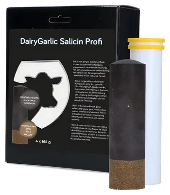 Productafbeelding van Hofman Animal Care DairyGarlic Salicin Profi Bolus, inhoud: 4 x 165 gram