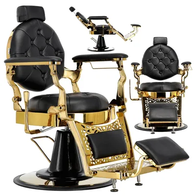 Produktbild von Barbiersessel Logan - Hydraulischer Friseurstuhl für Friseursalon und Barber Shop Barberking
