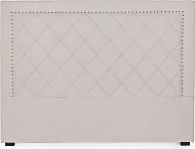 Produktbild von Kopfteil für Bett 160x120 cm, Samtoptik in Hellgrau, Modell Ahura - Hellgrau