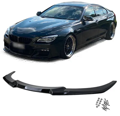 Zdjęcie produktu dla Przedni spojler spojler Performance czarny do BMW serii 6 F12 F13 F06 2011–2018