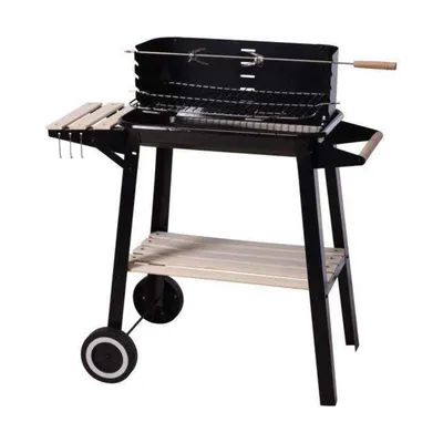 Obrázok produktu pre ProGarden Gril na drevené uhlie 86,5 cm čierny