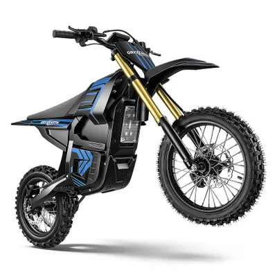 Image de ORYXEARTH Moto électrique tout-terrain 1000W pour enfants, batterie 48V 20Ah, 3 vitesses, freins hydrauliques