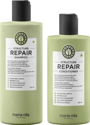Produktbild von Maria Nila Structure Repair Set - Shampoo 350 ml + Conditioner 300 ml