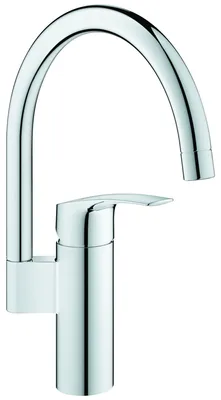 Immagine prodotto di GROHE Eurosmart Mitigeur monocommandé pour évier, saillie 183mm, bec haut, orientable, 33202003, 33202003