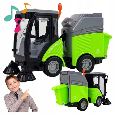Produktbild von NORIMPEX Kehrmaschine Spielzeug Müllwagen mit Licht und Ton
