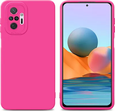 Obrázok produktu pre Cadorabo Case for Xiaomi RedMi NOTE 10 PRO Protective Cover in Pink TPU Silicone Case Cover
