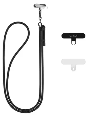 Zdjęcie produktu dla Pasek Tech-Protect C1S Rope Crossbody Strap Leash - czarny