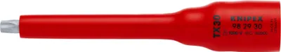Image de KNIPEX 98 29 30 Douille 3/8" pour TX30 123 mm