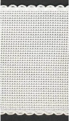 Immagine prodotto di Nastro per punto croce AIDA Zweigart al metro 8 cm di larghezza 7008 colore 1 bianco, nastro per punto croce. Prezzo per 1 m di lunghezza